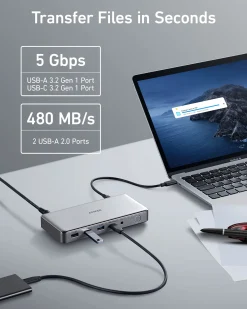 Anker 563 USB-C Docking Station (10-in-1)