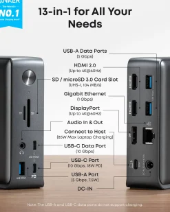 Anker 575 USB-C Docking Station (13-in-1)