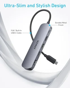 Anker USB-C Hub (5-in-1, 4K HDMI)