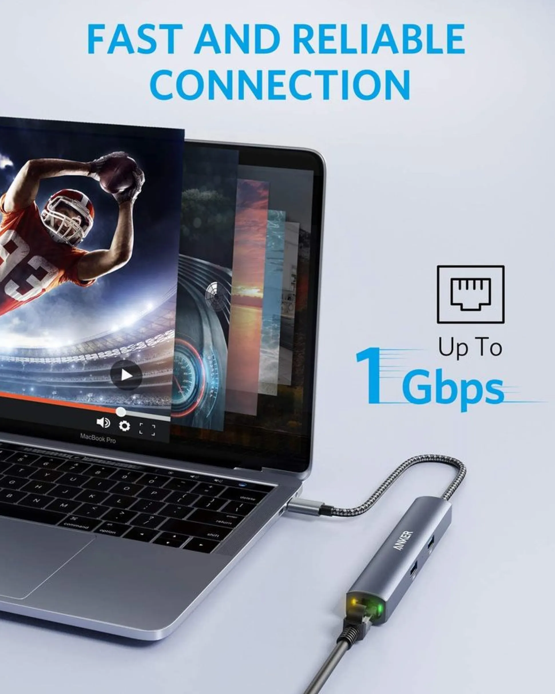 Anker 543 USB-C Hub (6-in-1, Slim)