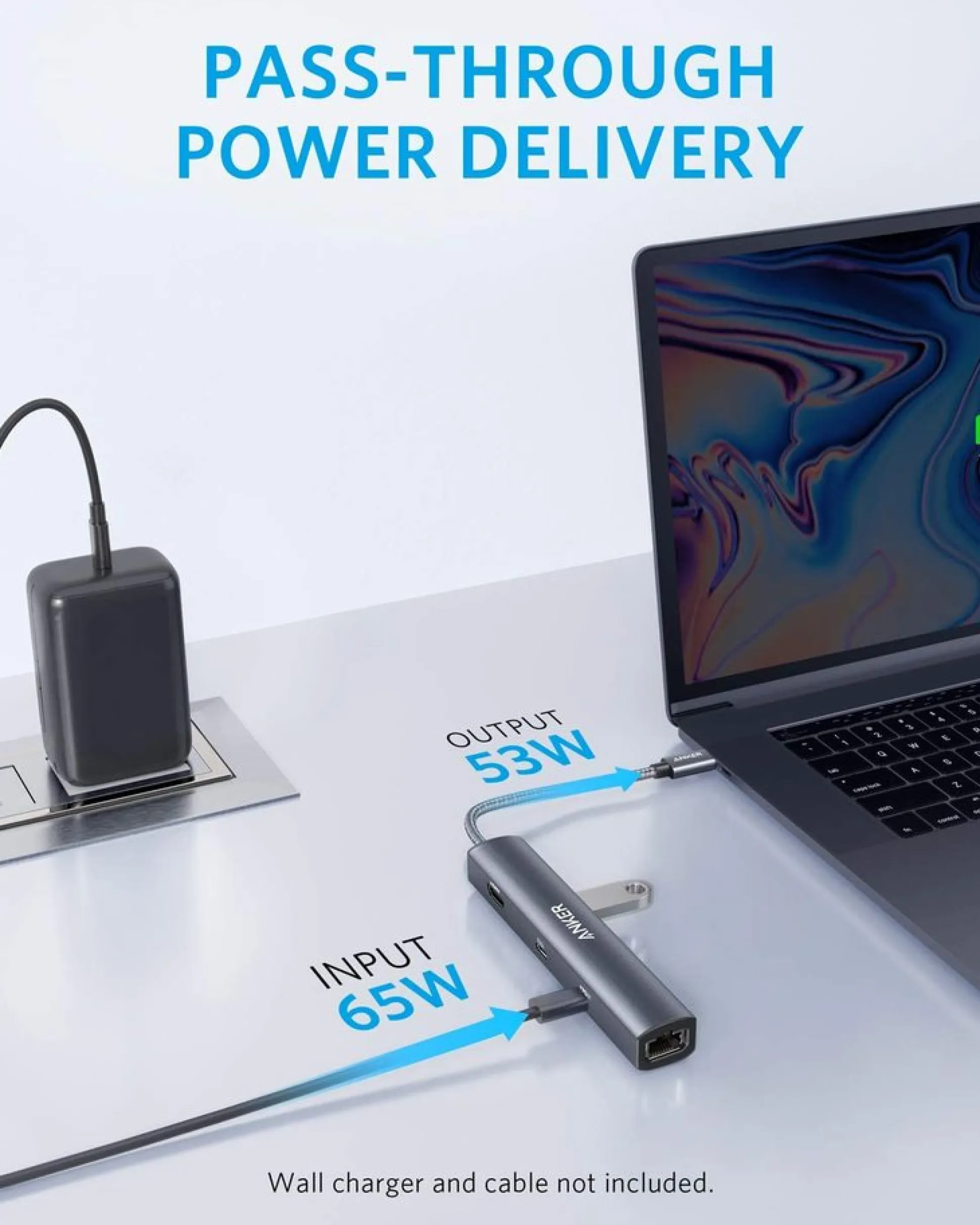 Anker 543 USB-C Hub (6-in-1, Slim), 2-pack