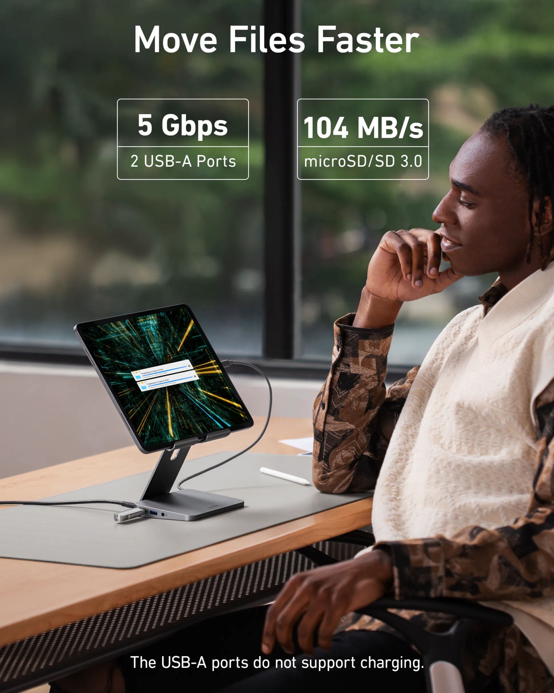 Anker 551 USB-C Hub (8-in-1, Tablet Stand)