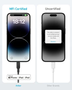Anker 310 USB-C to Lightning Cable (6 ft /10 ft /3 ft)
