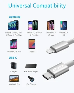 Anker 331 USB-C to Lightning Cable