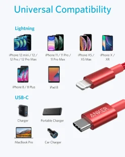 Anker 331 USB-C to Lightning Cable