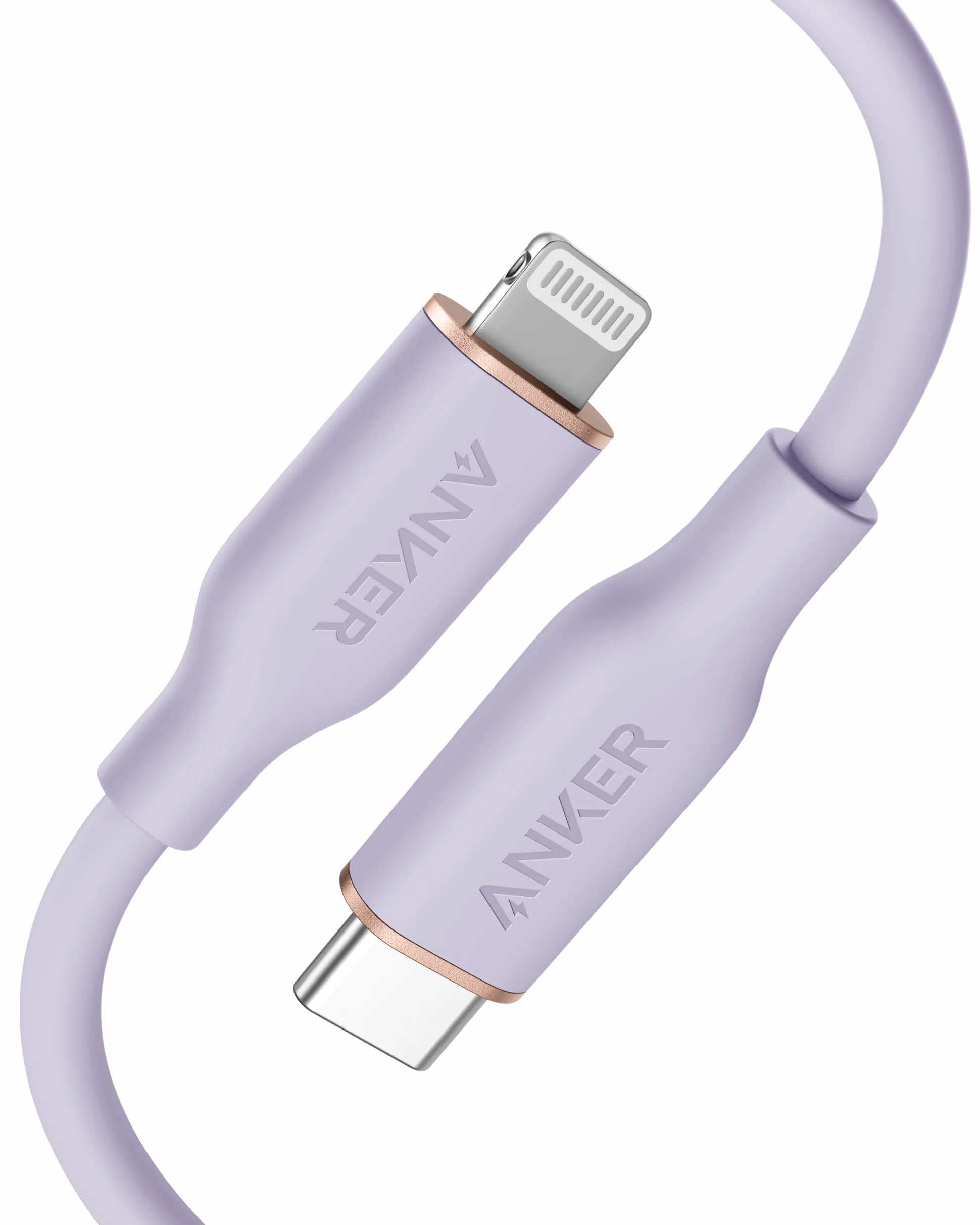 Anker 641 USB-C to Lightning Cable (Flow, 3ft Silicone)