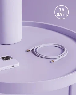 Anker 641 USB-C to Lightning Cable (Flow, 3ft Silicone)