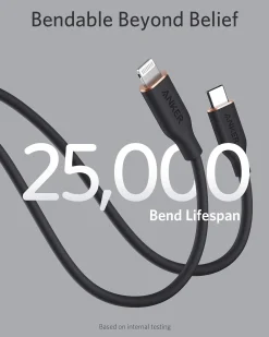 Anker 641 USB-C to Lightning Cable (Flow, Silicone)