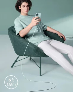 Anker 641 USB-C to Lightning Cable (Flow, Silicone)