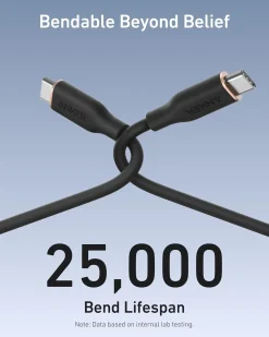 Anker 643 USB-C to USB-C Cable (Flow, Silicone)