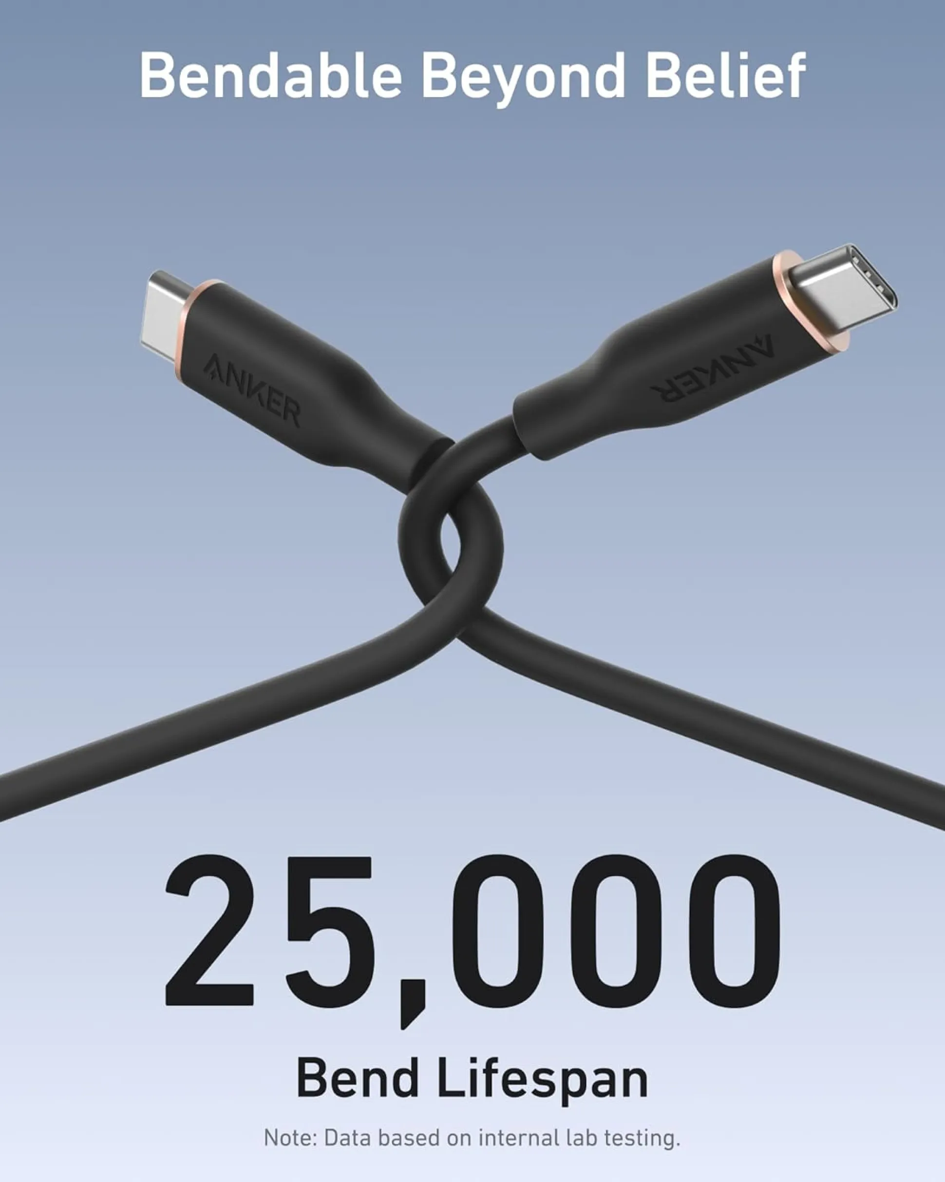 Anker 643 USB-C to USB-C Cable (Flow, Silicone)
