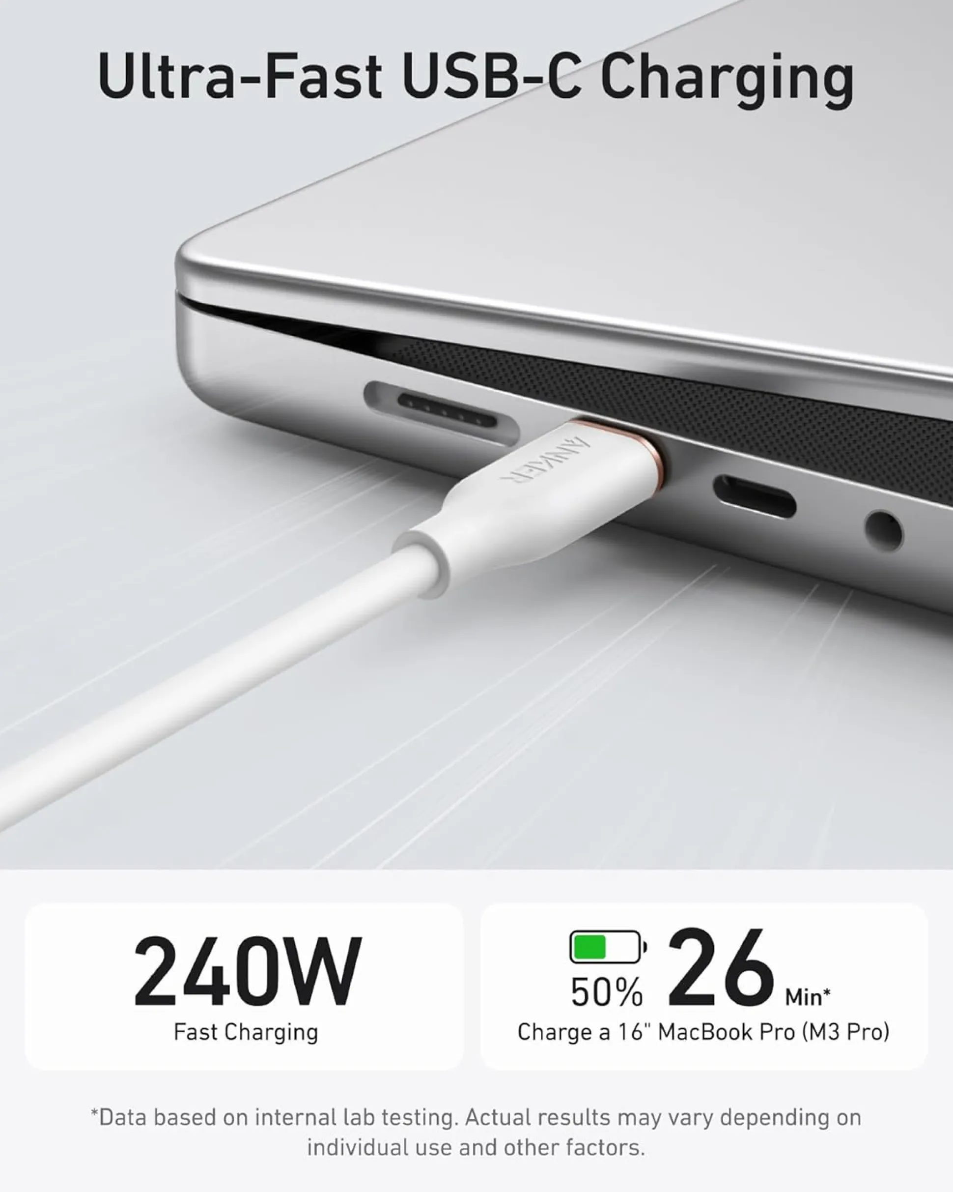 Anker 643 USB-C to USB-C Cable (Flow, Silicone)