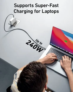 Anker 515 USB-C to USB-C Cable (Thunderbolt 4 Compatible)（2 packs）