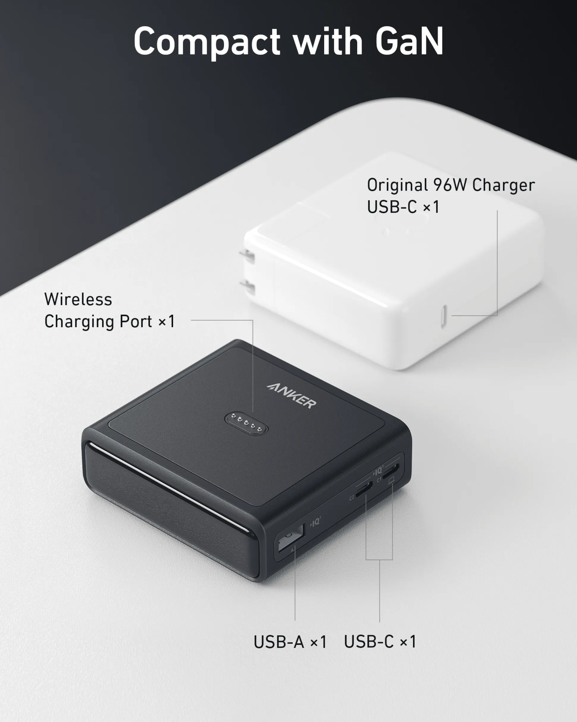 Anker 100W Charging Base for Anker Prime Power Bank
