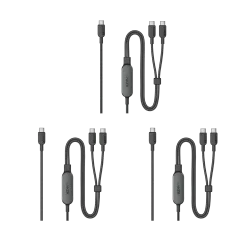 Anker 140W 2-in-1 USB-C to USB-C Cable, 3-pack