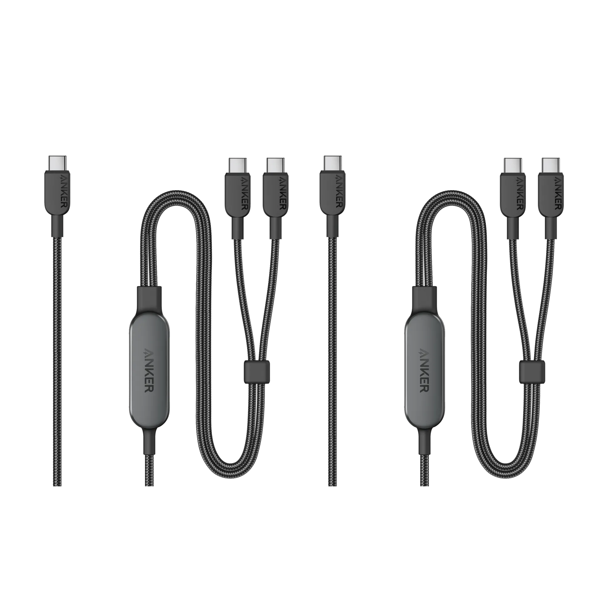 Anker 140W 2-in-1 USB-C to USB-C Cable 2 Pack