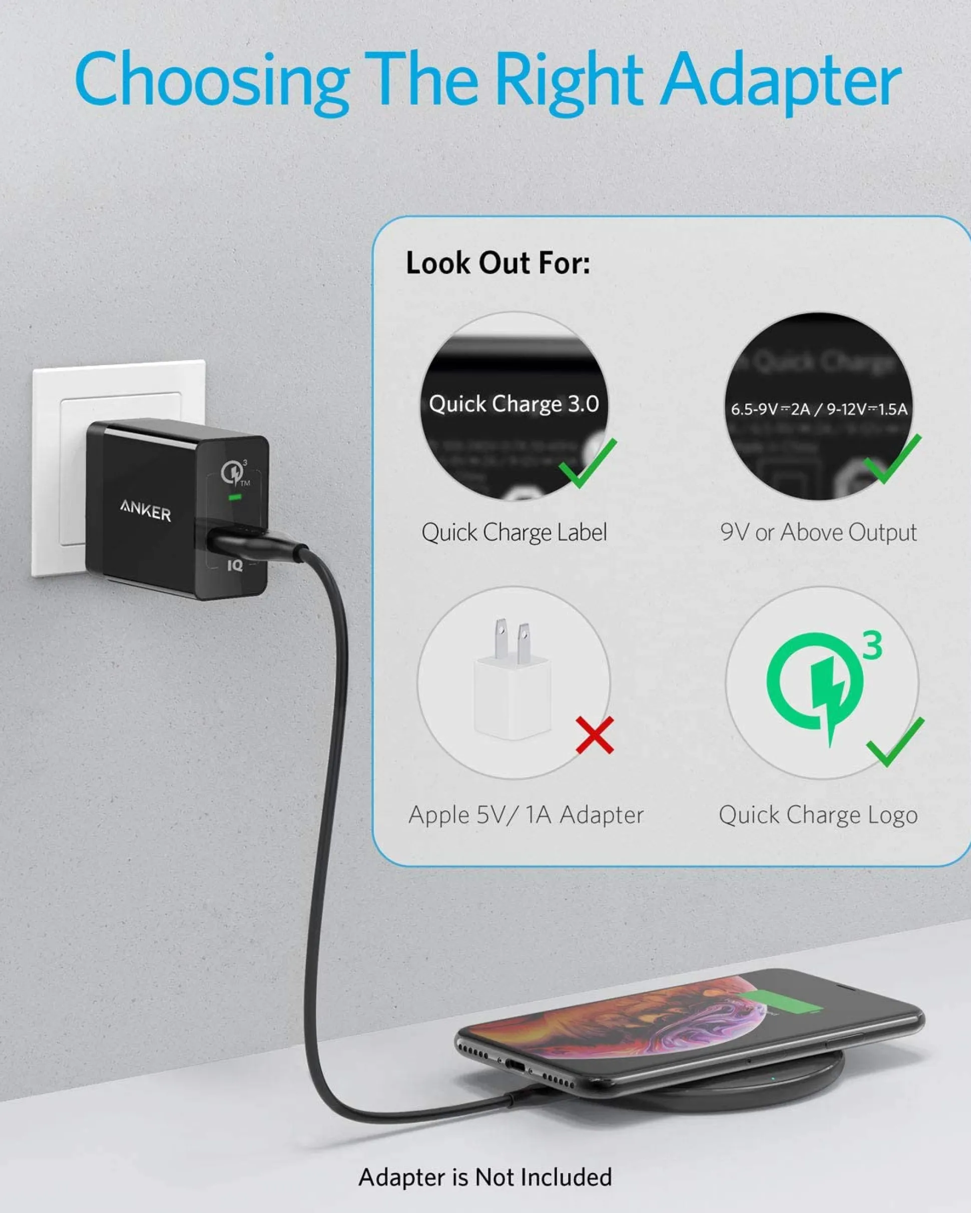 Anker 313 Wireless Charger (Pad)