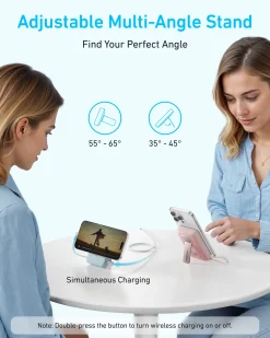 Anker Zolo Magnetic Power Bank (10K, 30W, Built-in USB-C Cable)