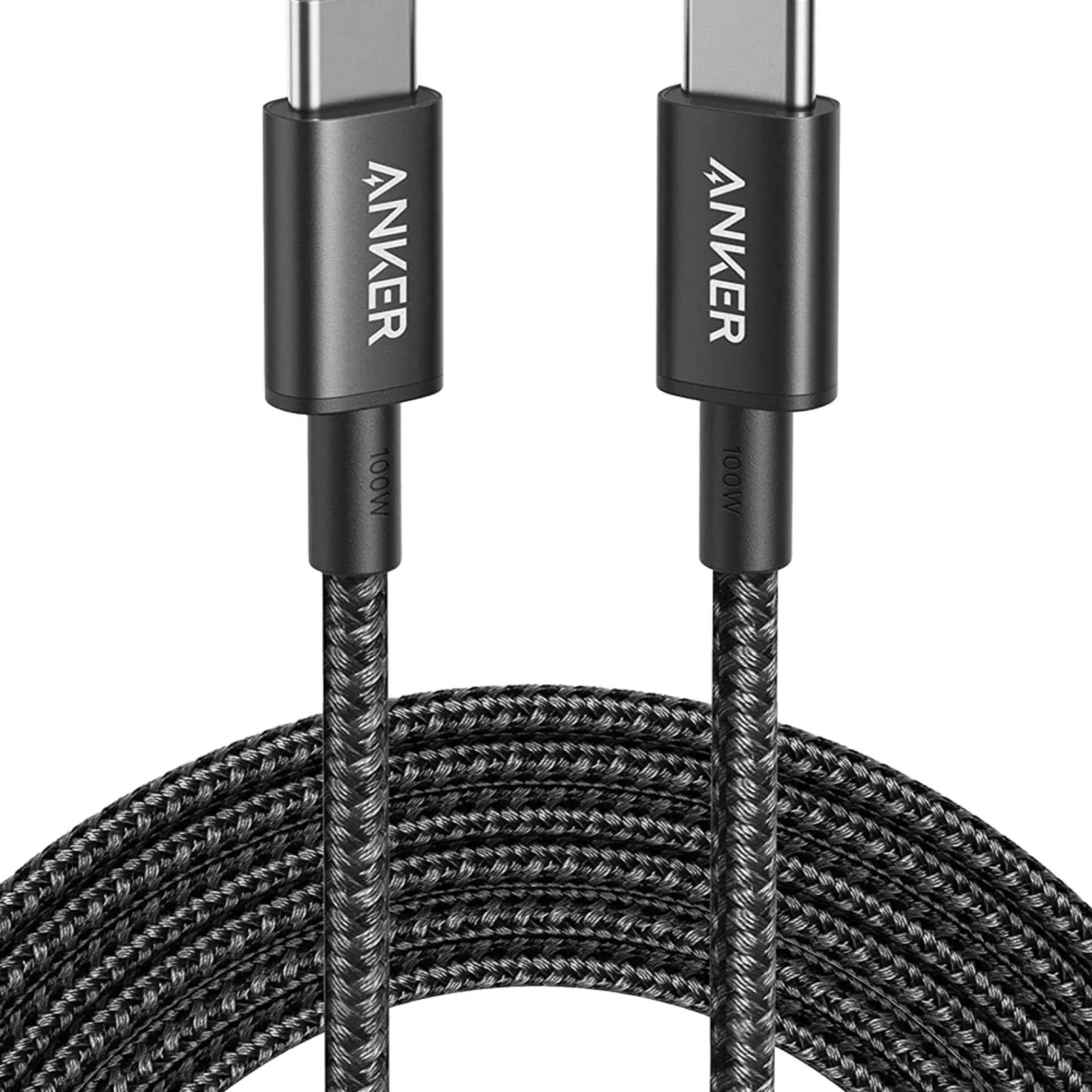 New Nylon USB-C to USB-C 100W Cable (10 ft)