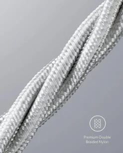 New Nylon USB-C to USB-C 100W Cable (10 ft)