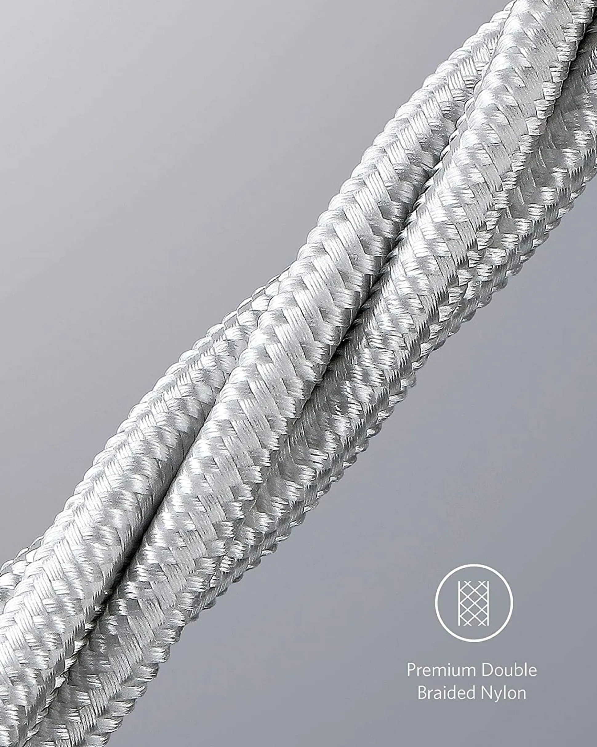 New Nylon USB-C to USB-C 100W Cable (10 ft)