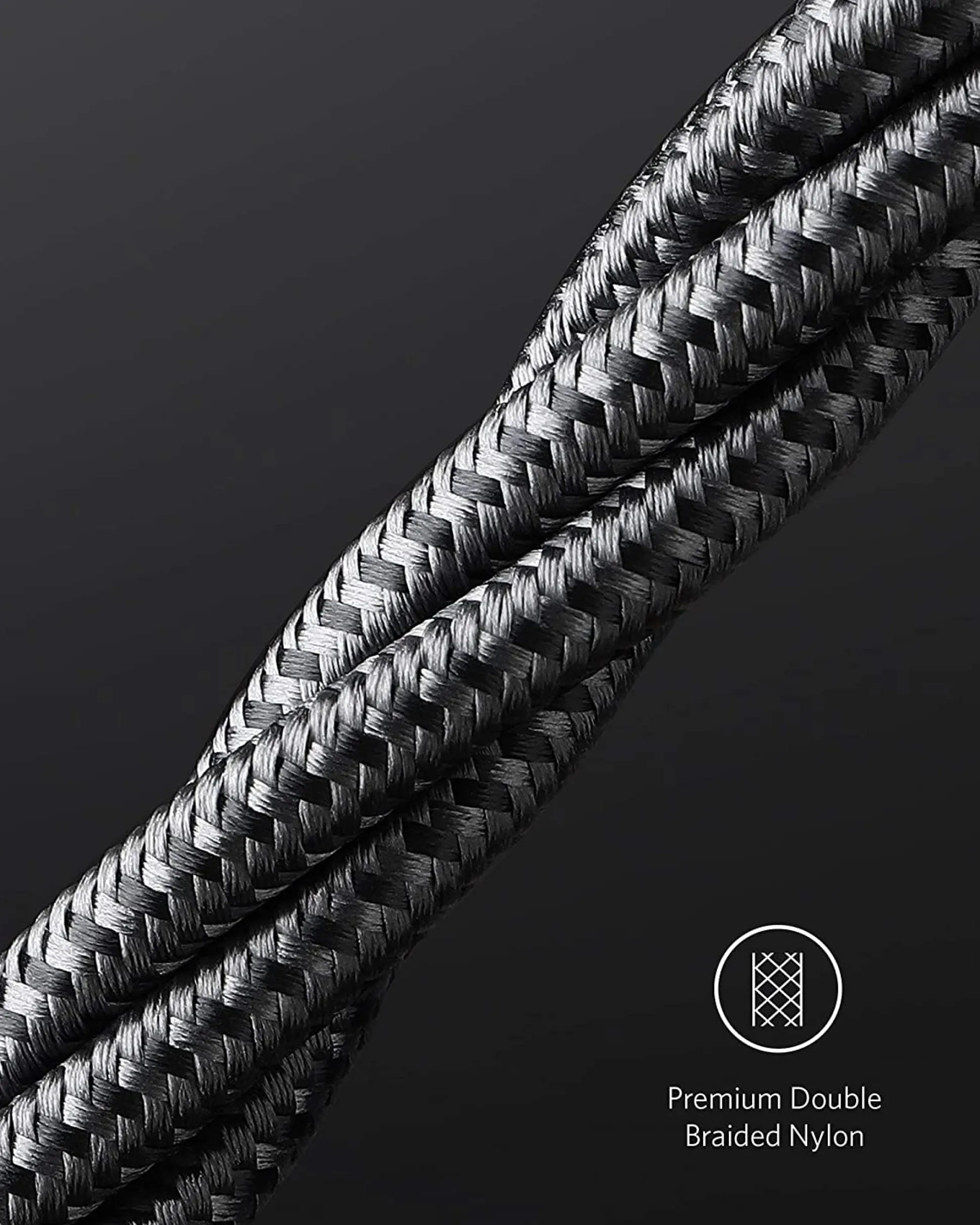 New Nylon USB-C to USB-C 100W Cable (10 ft)