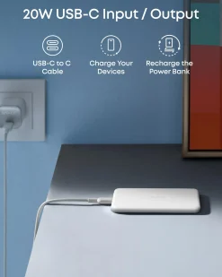 Refurbished Anker MagGo Power Bank (5K, Slim)