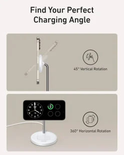 Refurbished Anker MagGo Wireless Charger (2-in-1, Stand)
