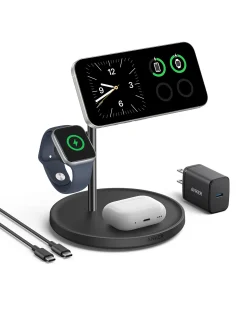 Refurbished Anker MagGo Wireless Charging Station (3-in-1 Stand)